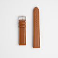 Boccaccio Tan Watch Strap, both pieces laid flat