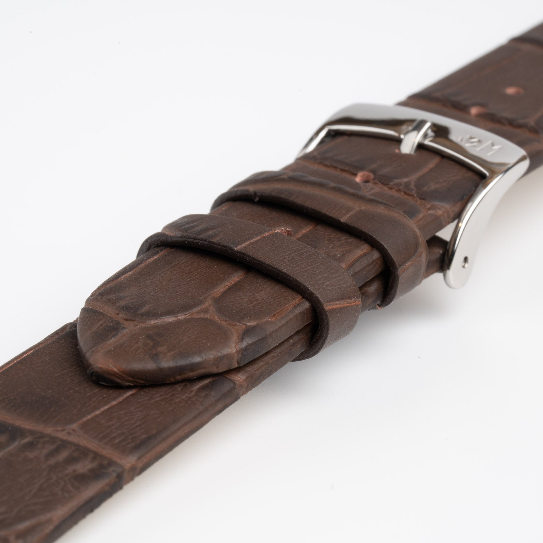 Clean Recycled Leather Brown Watch Strap
