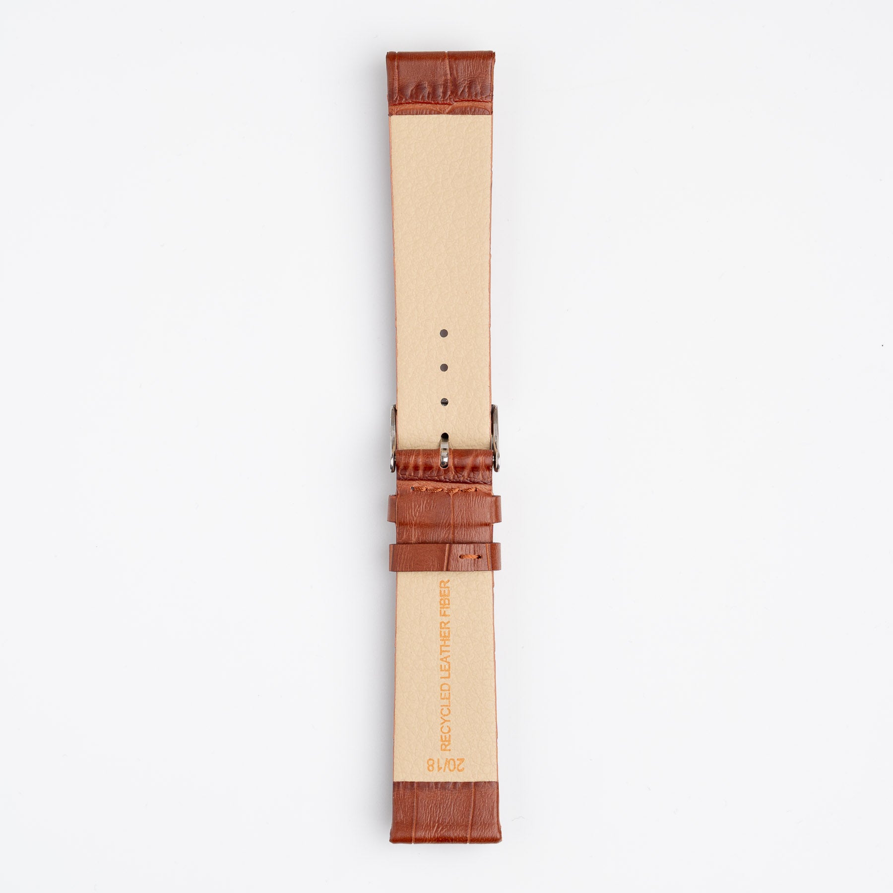 Clean Recycled Leather Tan Watch Strap