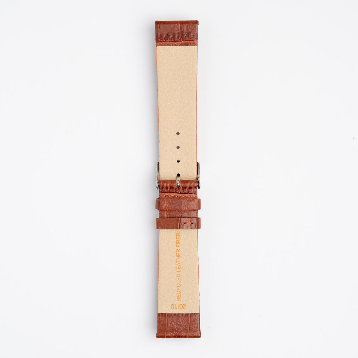 Clean Recycled Leather Tan Watch Strap