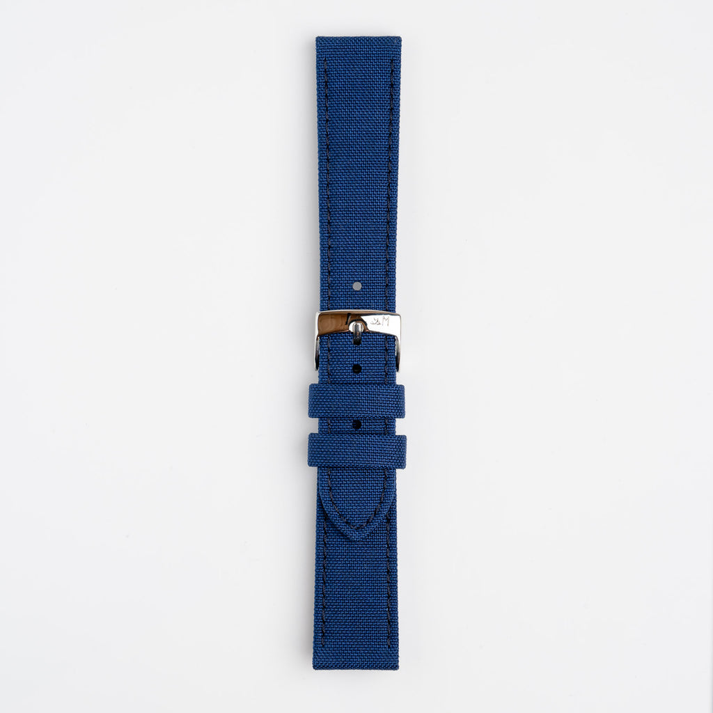 Cordura Blue Watch Strap, alternative view