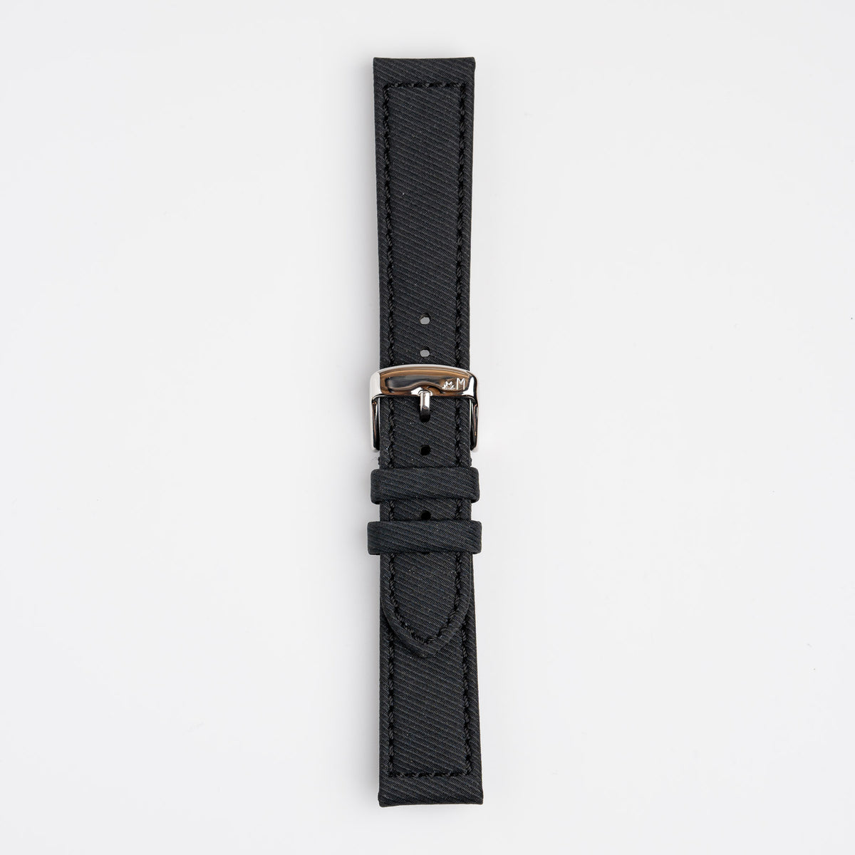 Corfu Recycle Fabric Black Watch Strap