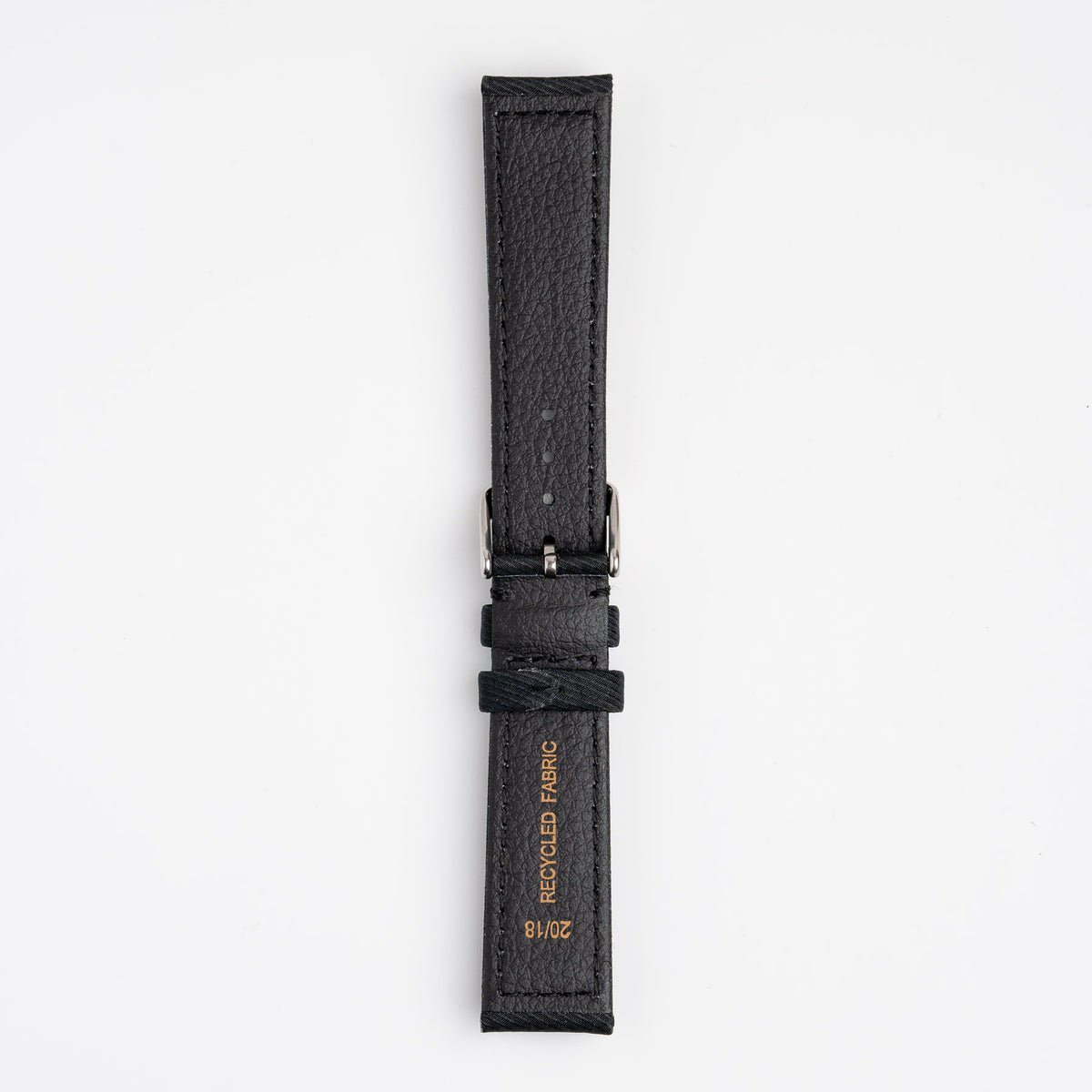 Corfu Recycle Fabric Black Watch Strap
