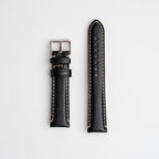 Giorgione Black Watch Strap, both pieces laid flat