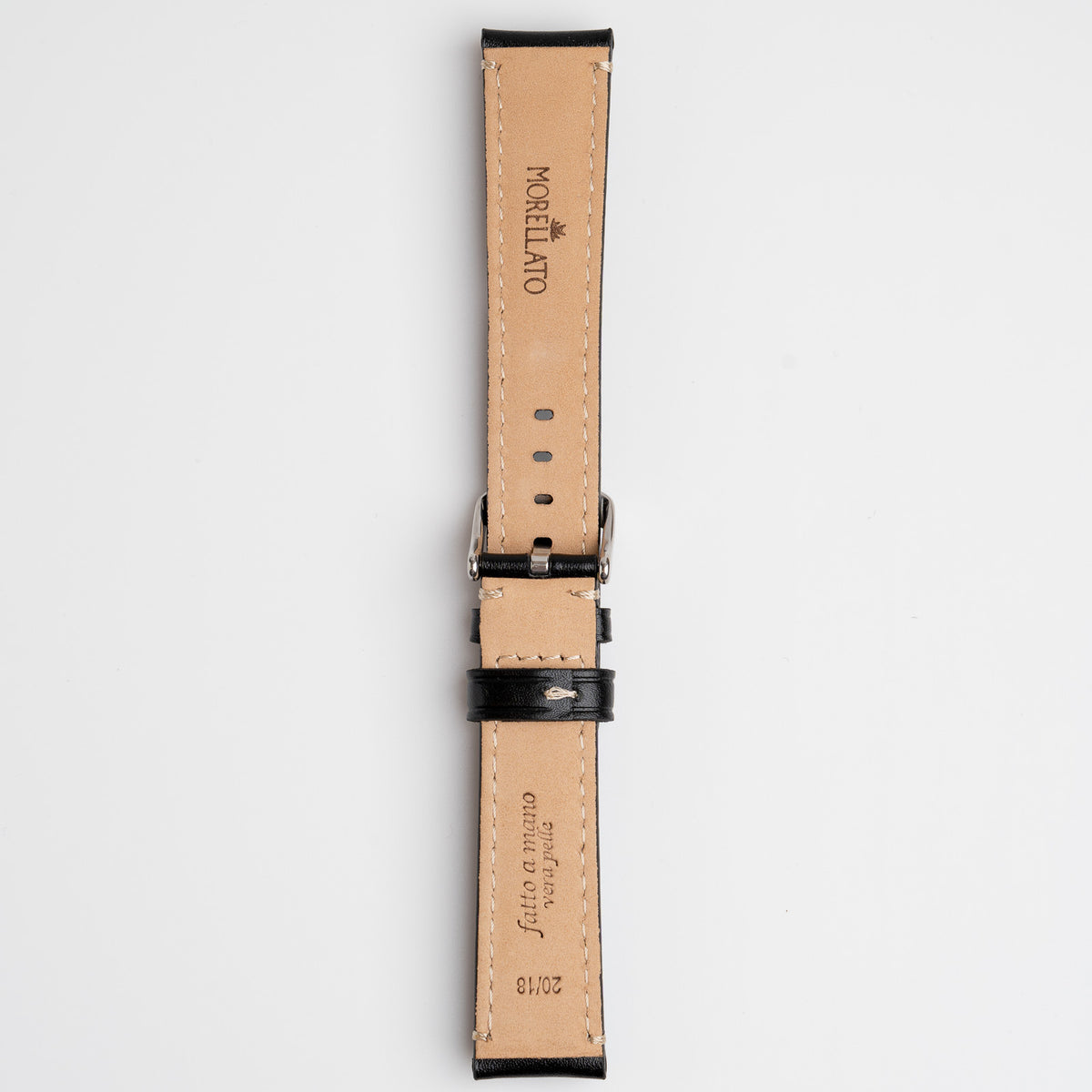 Giorgione Black Watch Strap, underside showing the lining