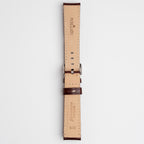 Giorgione Brown Watch Strap, underside showing the lining