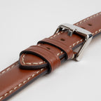 Giorgione Tan Watch Strap, close-up detail