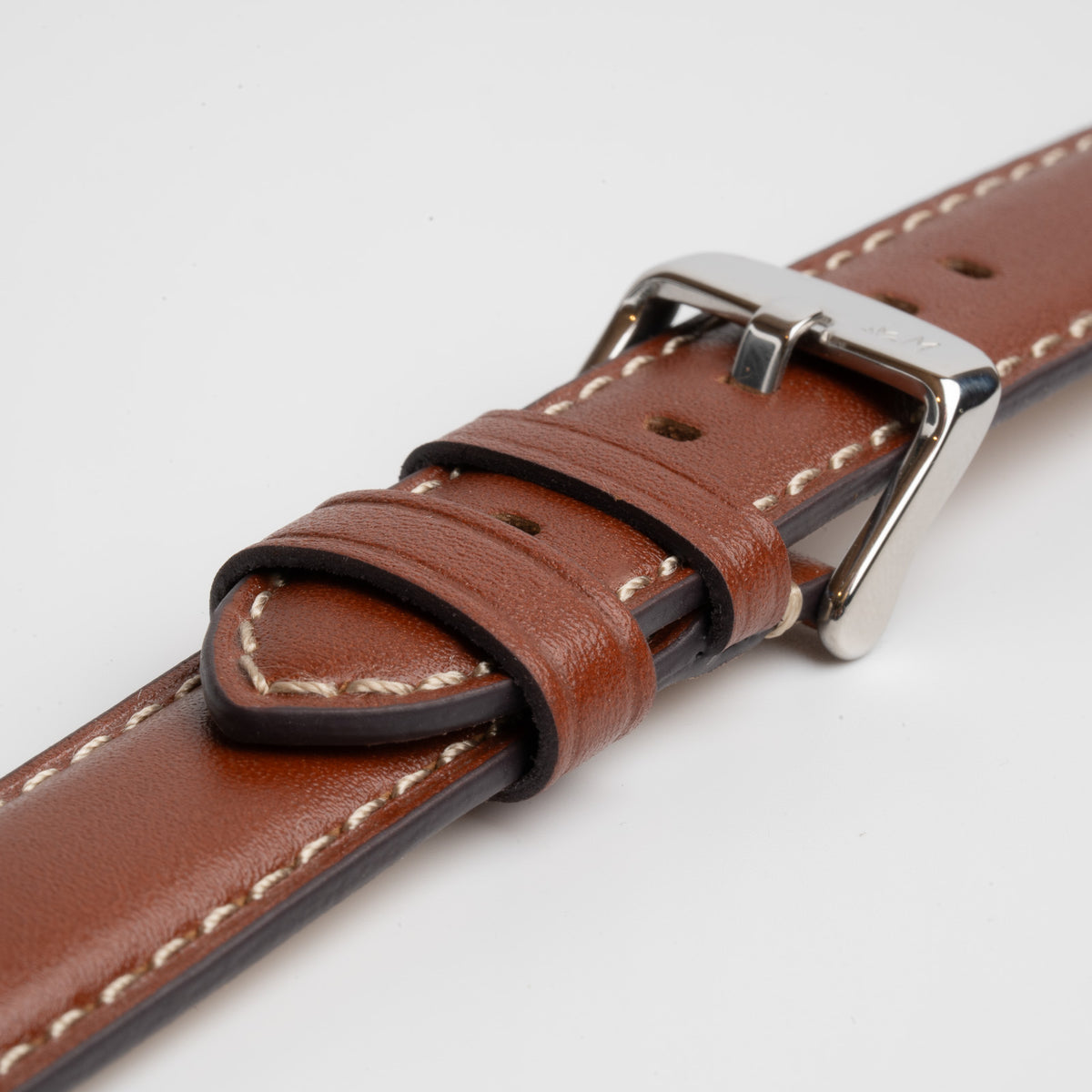 Giorgione Tan Watch Strap, close-up detail
