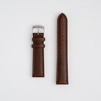 Grafic Brown Watch Strap, both pieces laid flat
