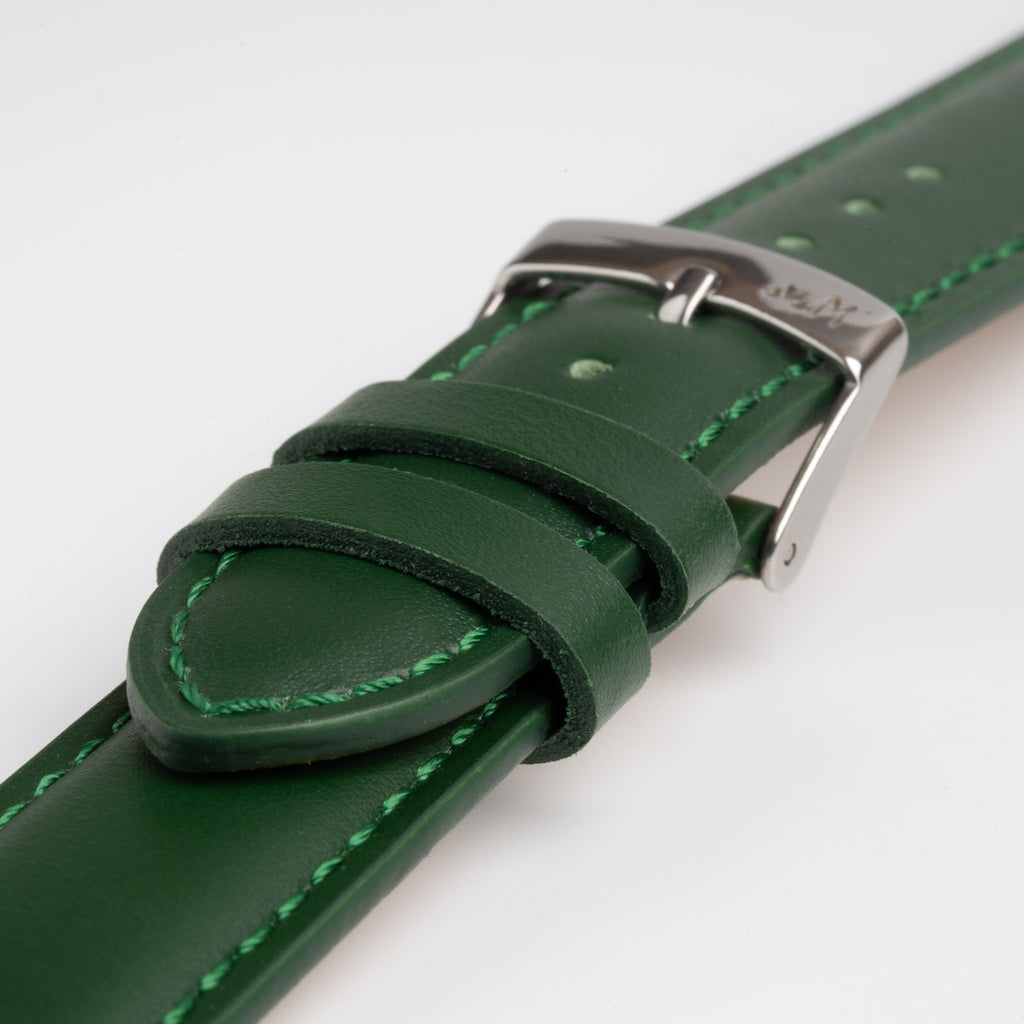 Grafic Green Watch Strap, close-up detail