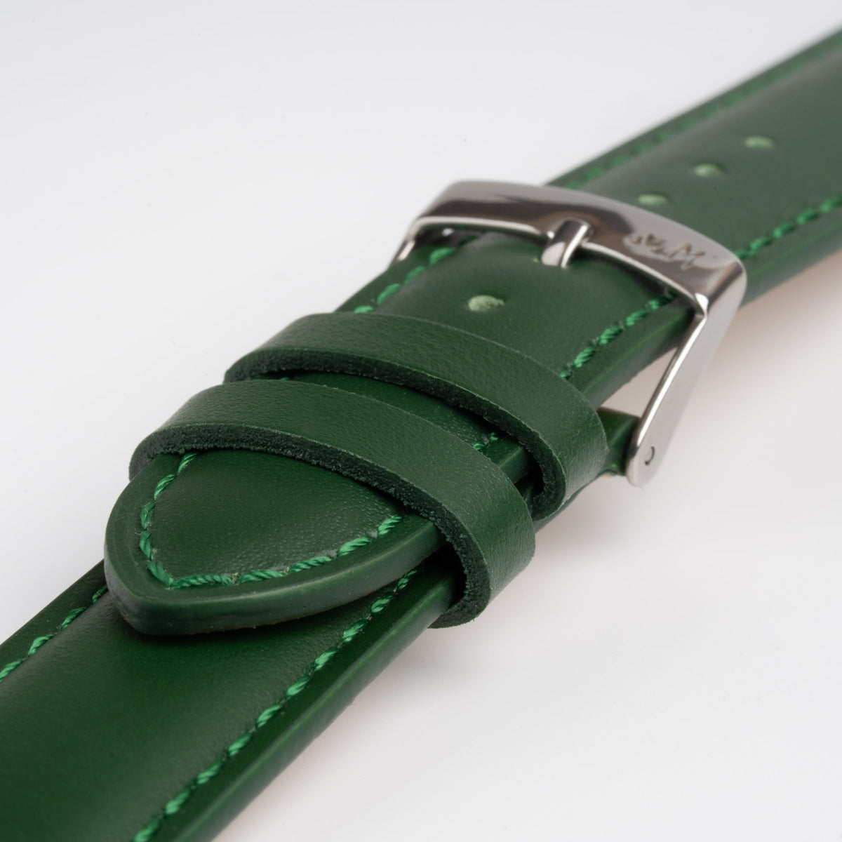 Grafic Green Watch Strap, close-up detail