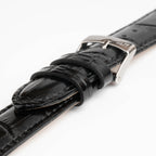 Samba Alligator Grain Black Watch Strap, alternative view