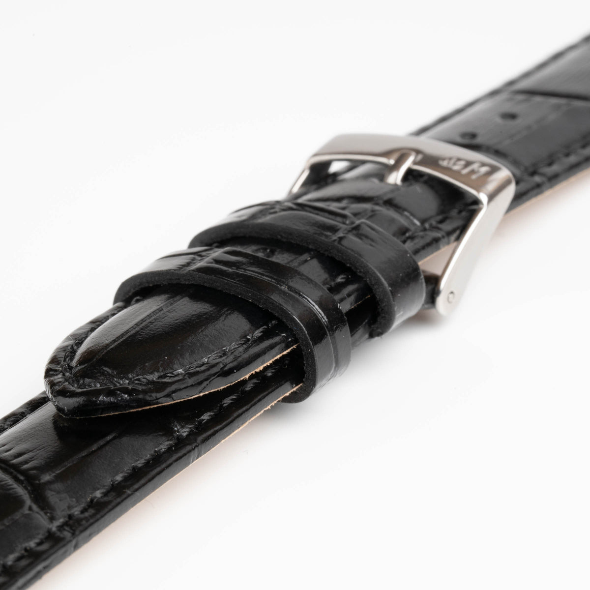 Samba Alligator Grain Black Watch Strap, alternative view