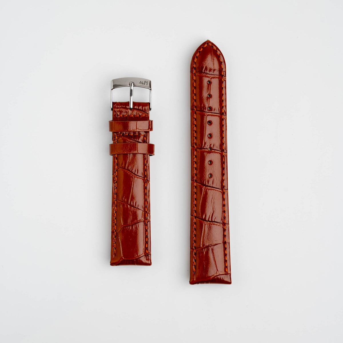 Samba Alligator Grain Tan Watch Strap