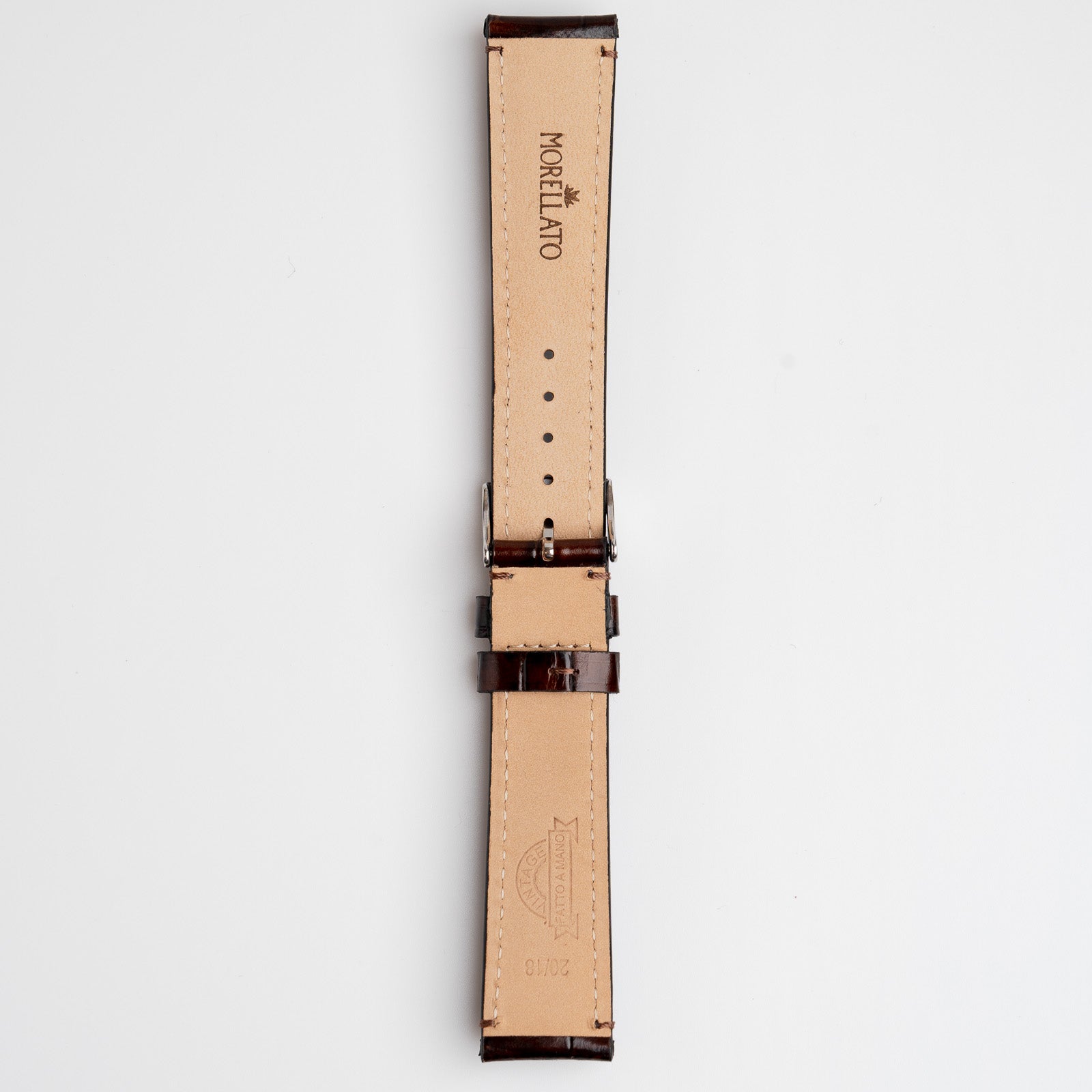 Tiepolo Alligator Grain Brown Watch Strap