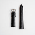 Violino Lizard Black Watch Strap, both pieces laid flat