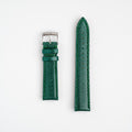 Violino Lizard Green Watch Strap, both pieces laid flat