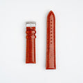Violino Lizard Tan Watch Strap, both pieces laid flat