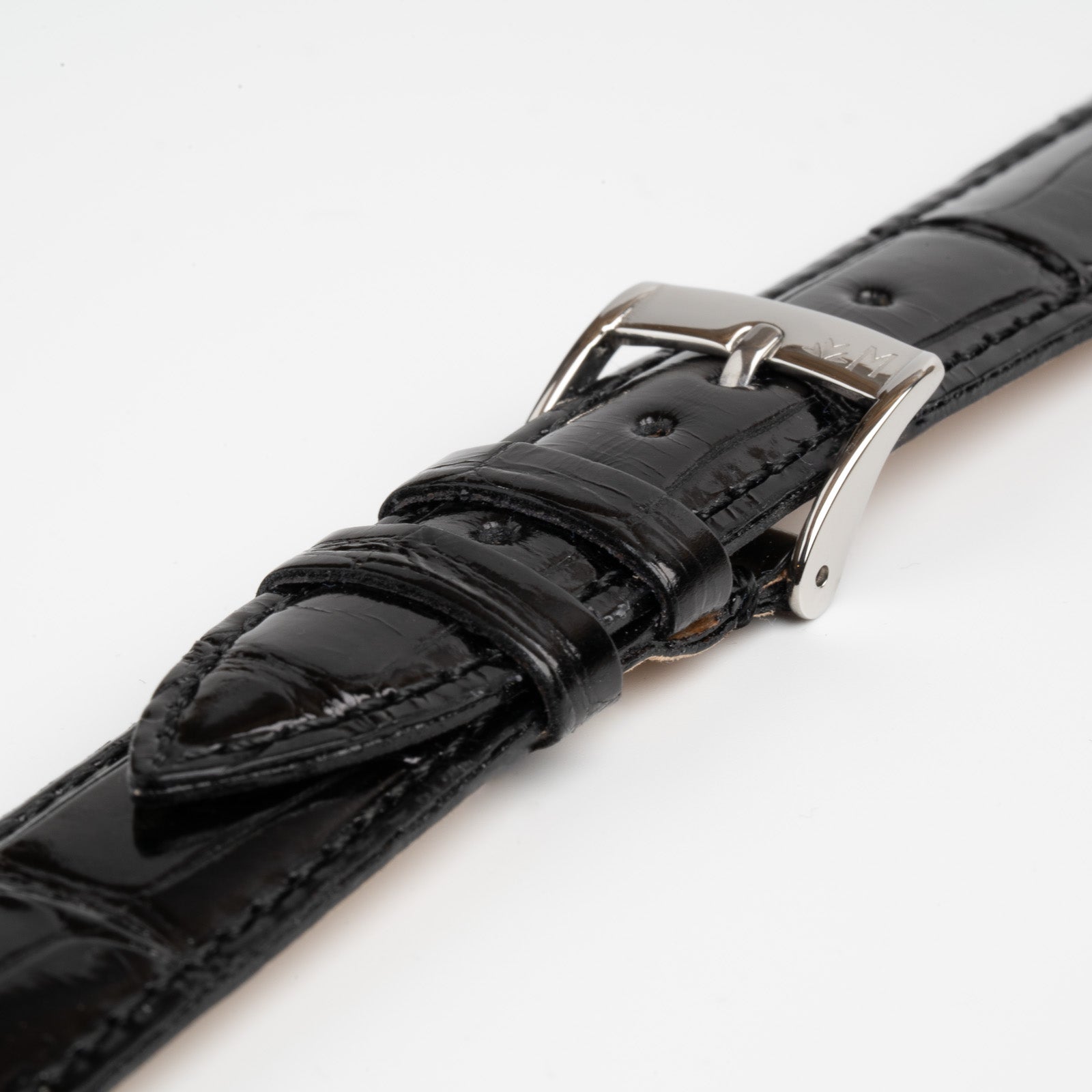 Volterra Coco Alligator Black Watch Strap