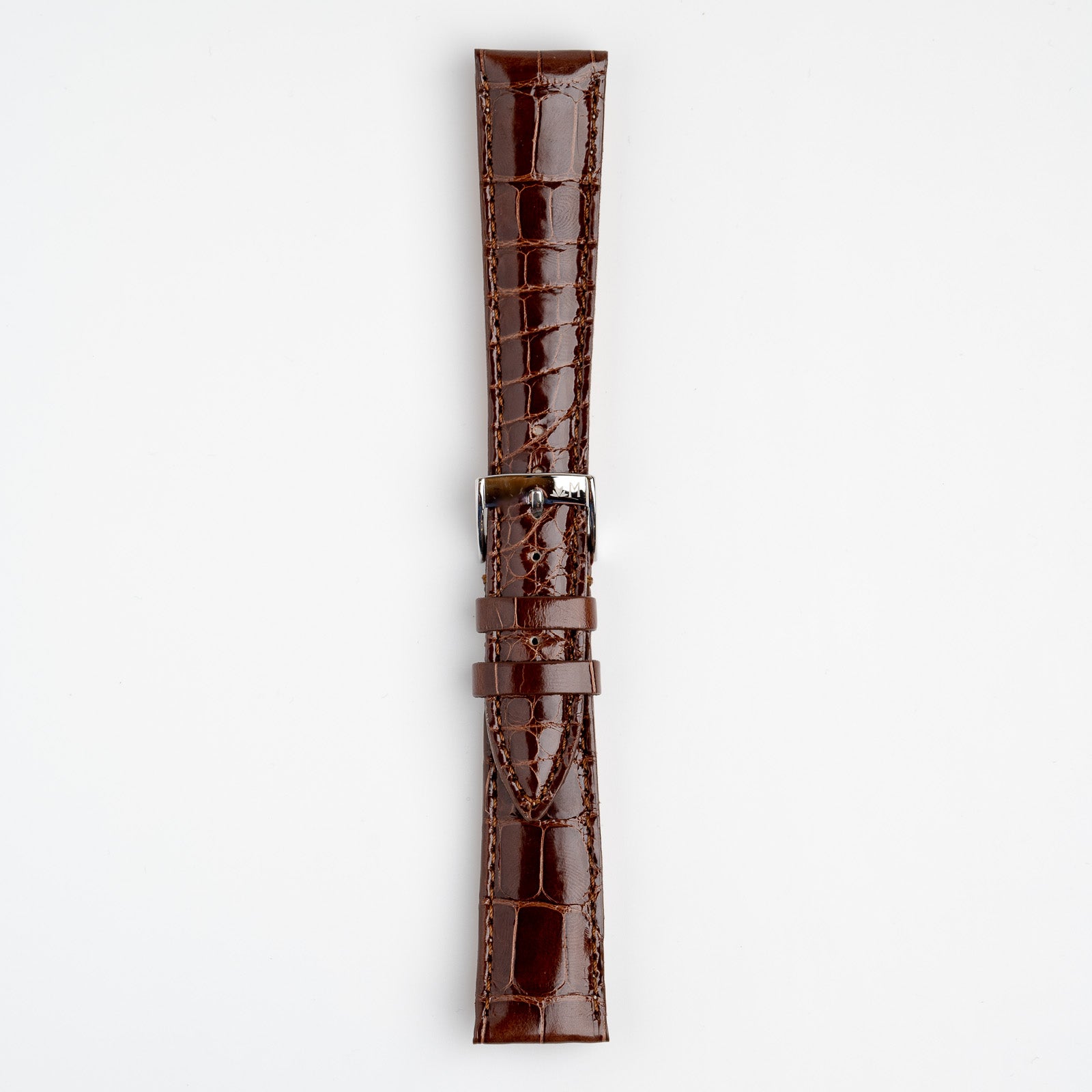 Volterra Coco Alligator Brown Watch Strap