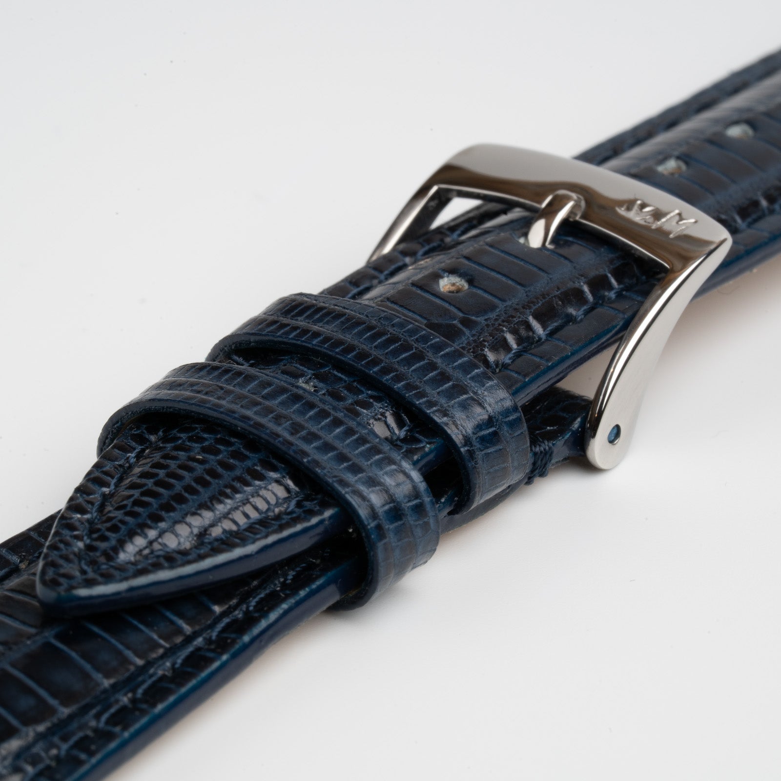 Volterra Tejus Lizard Blue Watch Strap