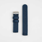 Nylon Quick Release Navy Watch Strap, both pieces laid flat