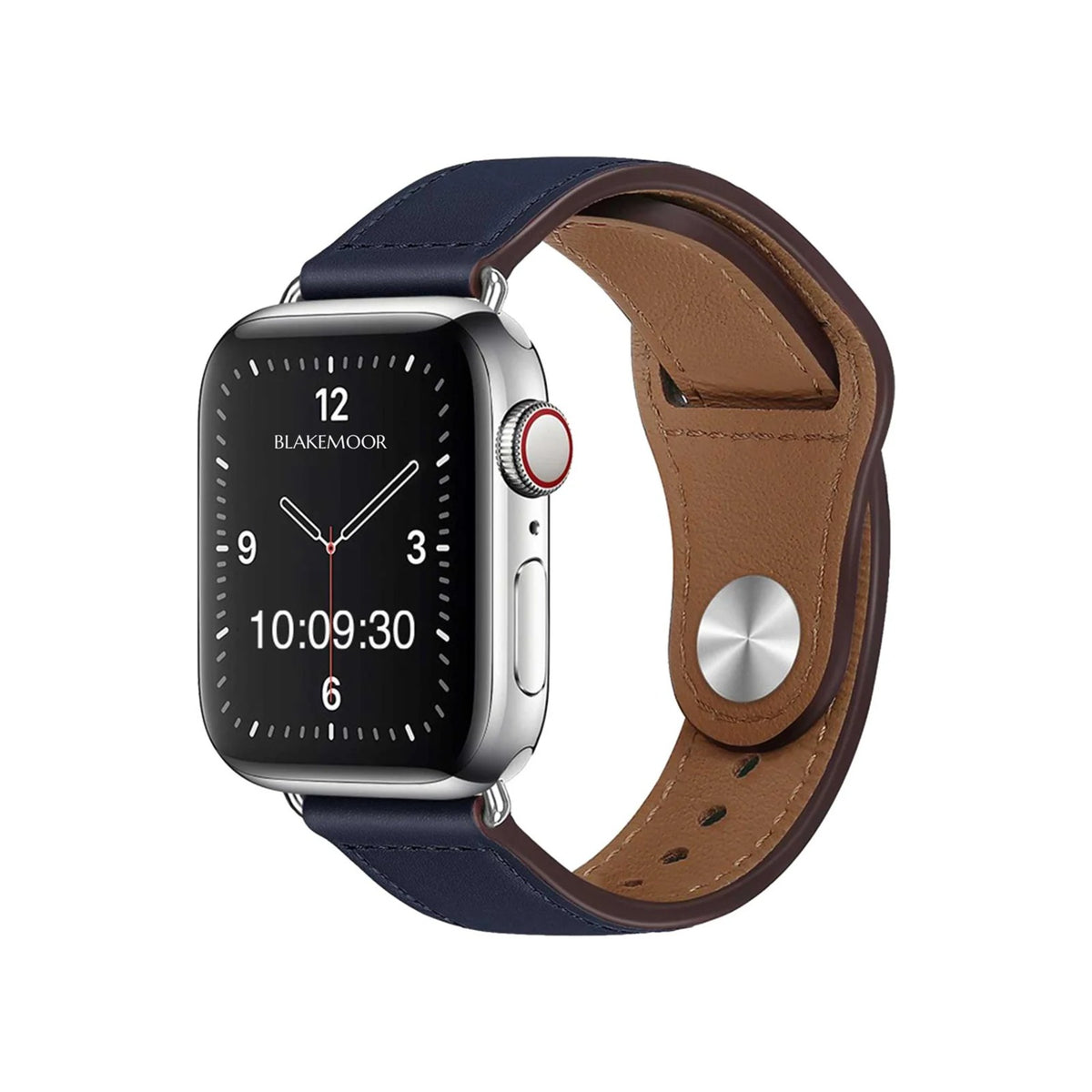 Harpsden Dark Blue Watch Strap For Apple