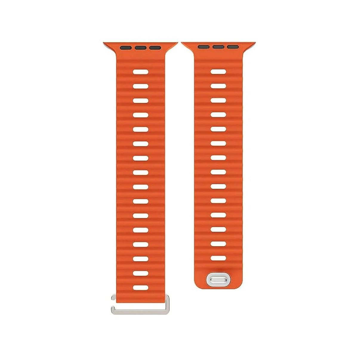 Oceanic Orange Watch Strap For Apple