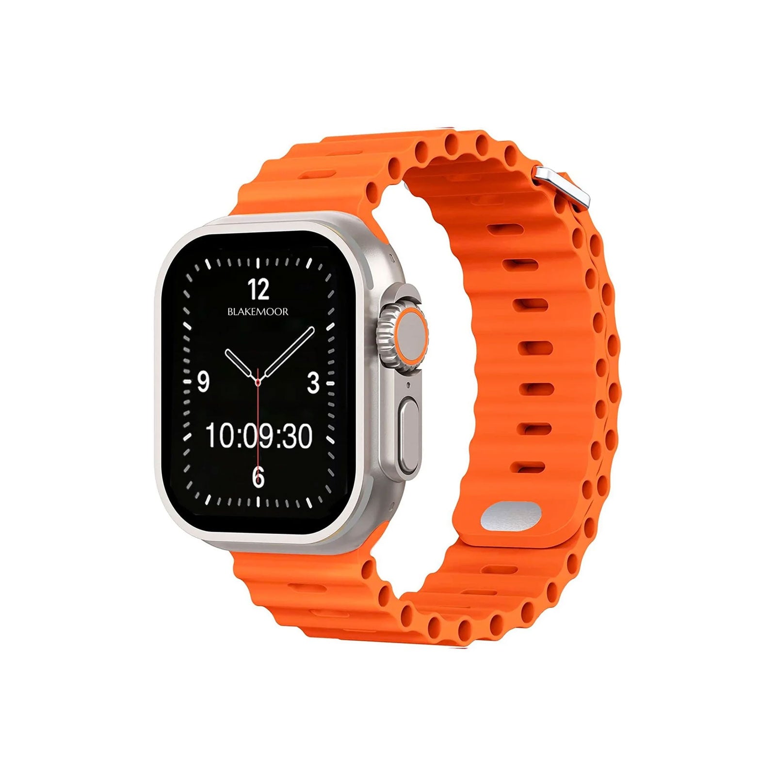 Oceanic Orange Watch Strap For Apple