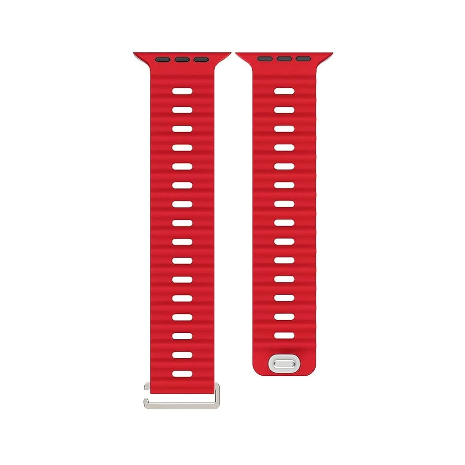 Oceanic Red Watch Strap For Apple