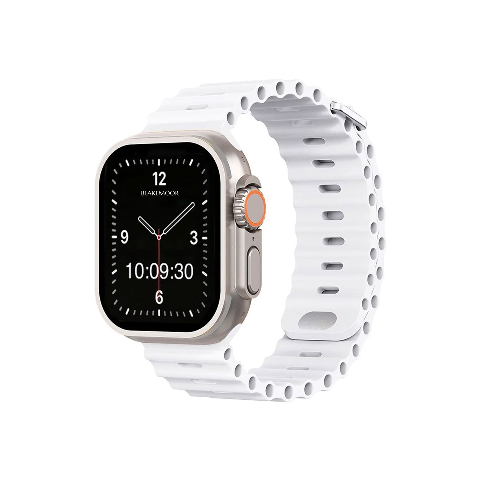 Oceanic White Watch Strap For Apple