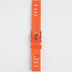 Submerge ISO Dive Orange Watch Strap, underside showing the lining