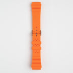 Submerge ND Limits Orange Watch Strap, underside showing the lining
