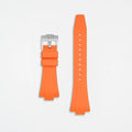 Orange Tissot PRX35 Style FKM Rubber Watch Strap