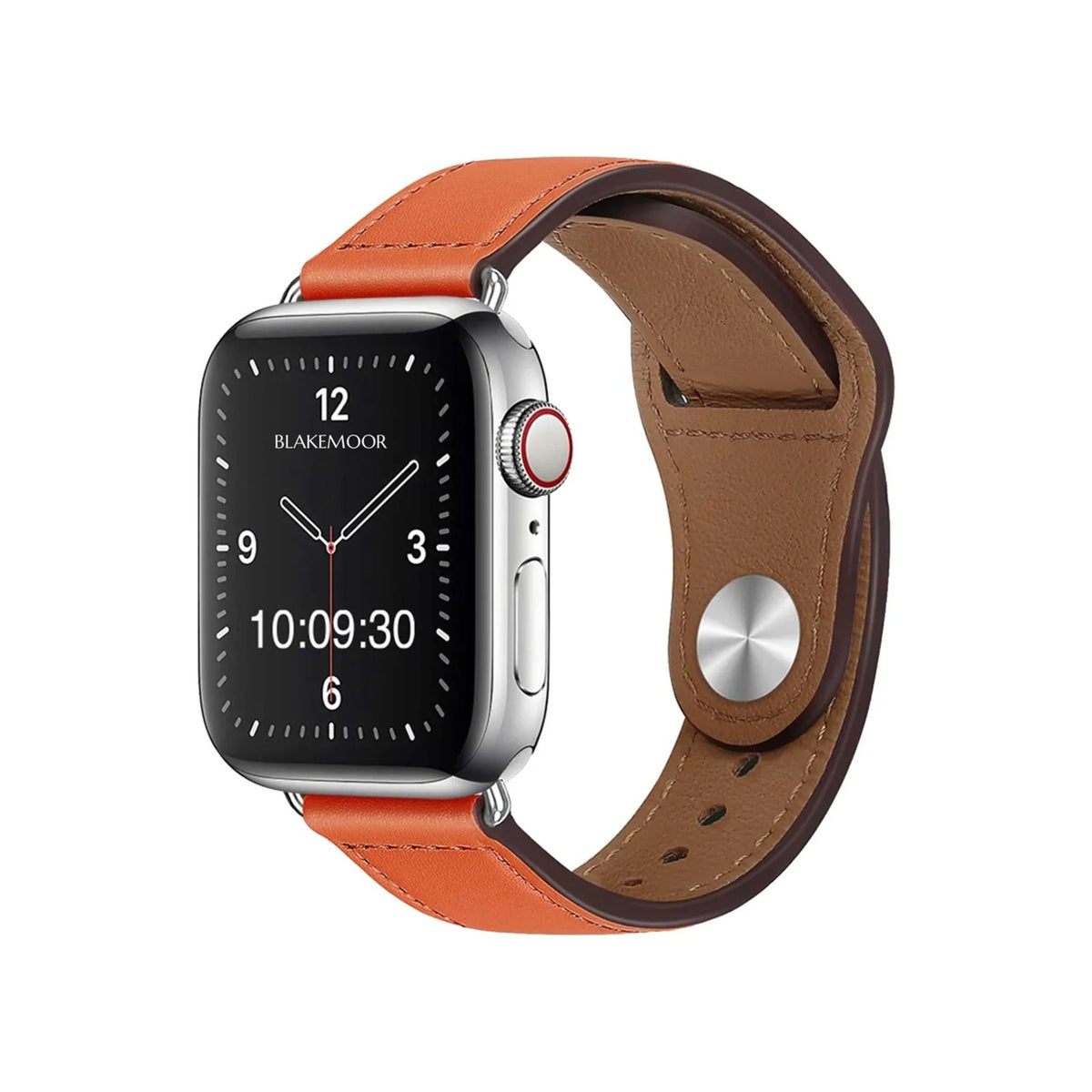 Harpsden Orange Watch Strap For Apple