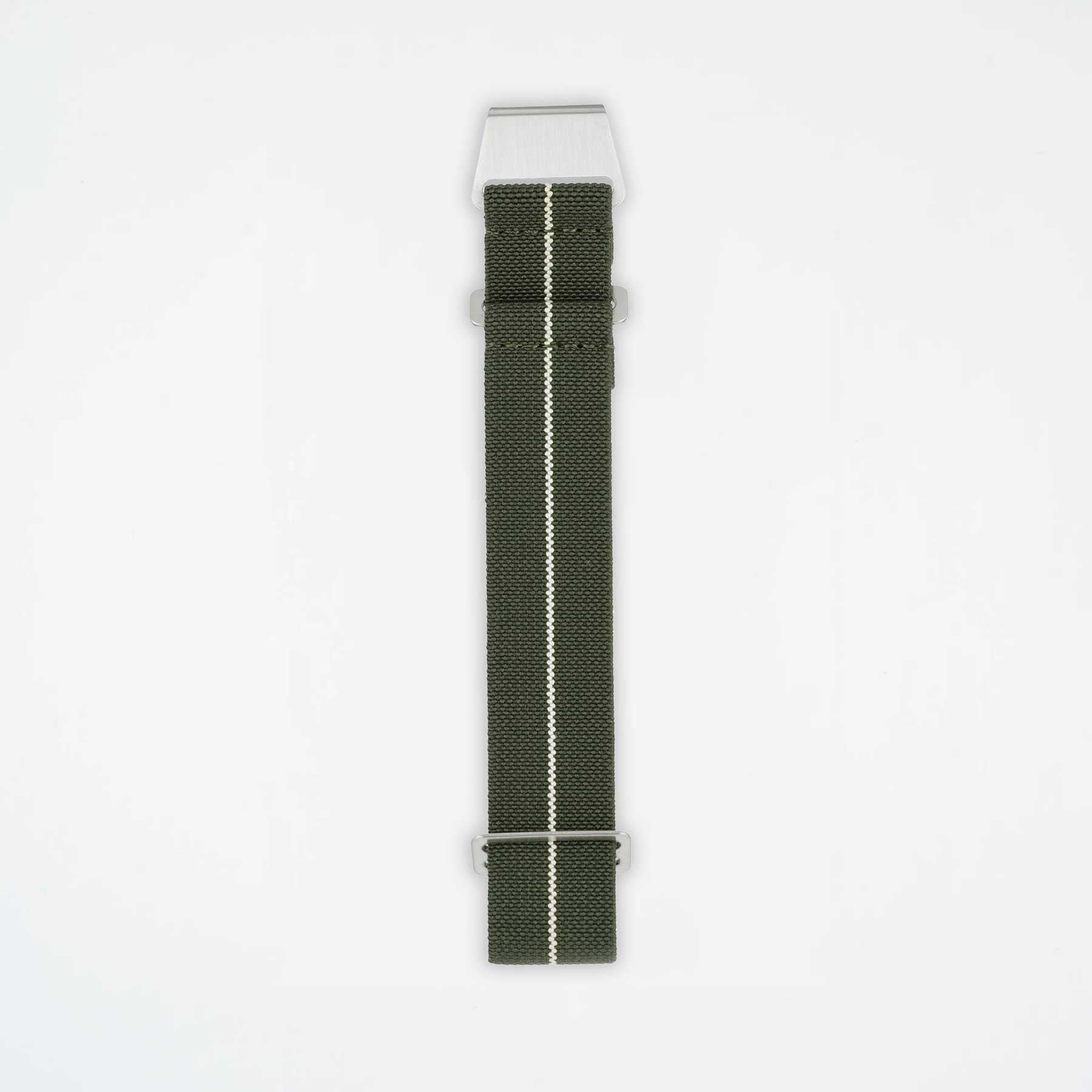 ParaFlex Green & White Watch Strap