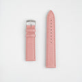 Autentico Lizard Pink Watch Strap, both pieces laid flat