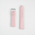 Windsor Smooth Pink Watch Strap, both pieces laid flat