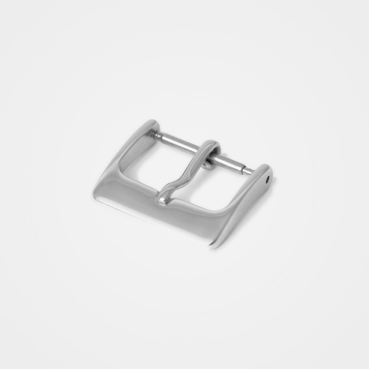 Premium silver watch strap buckle