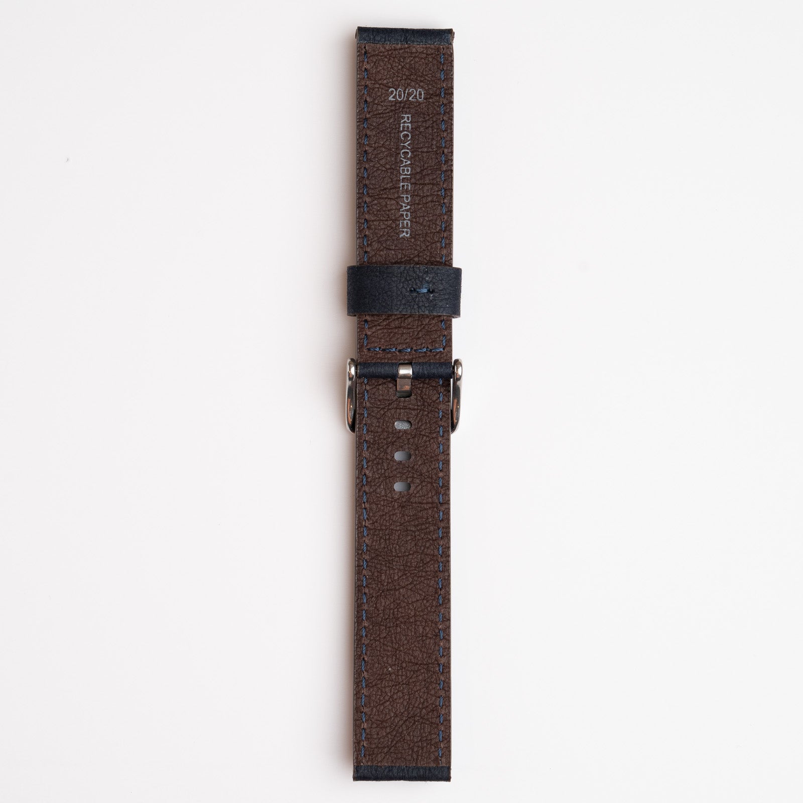 Recycled Paper Blue Watch Strap