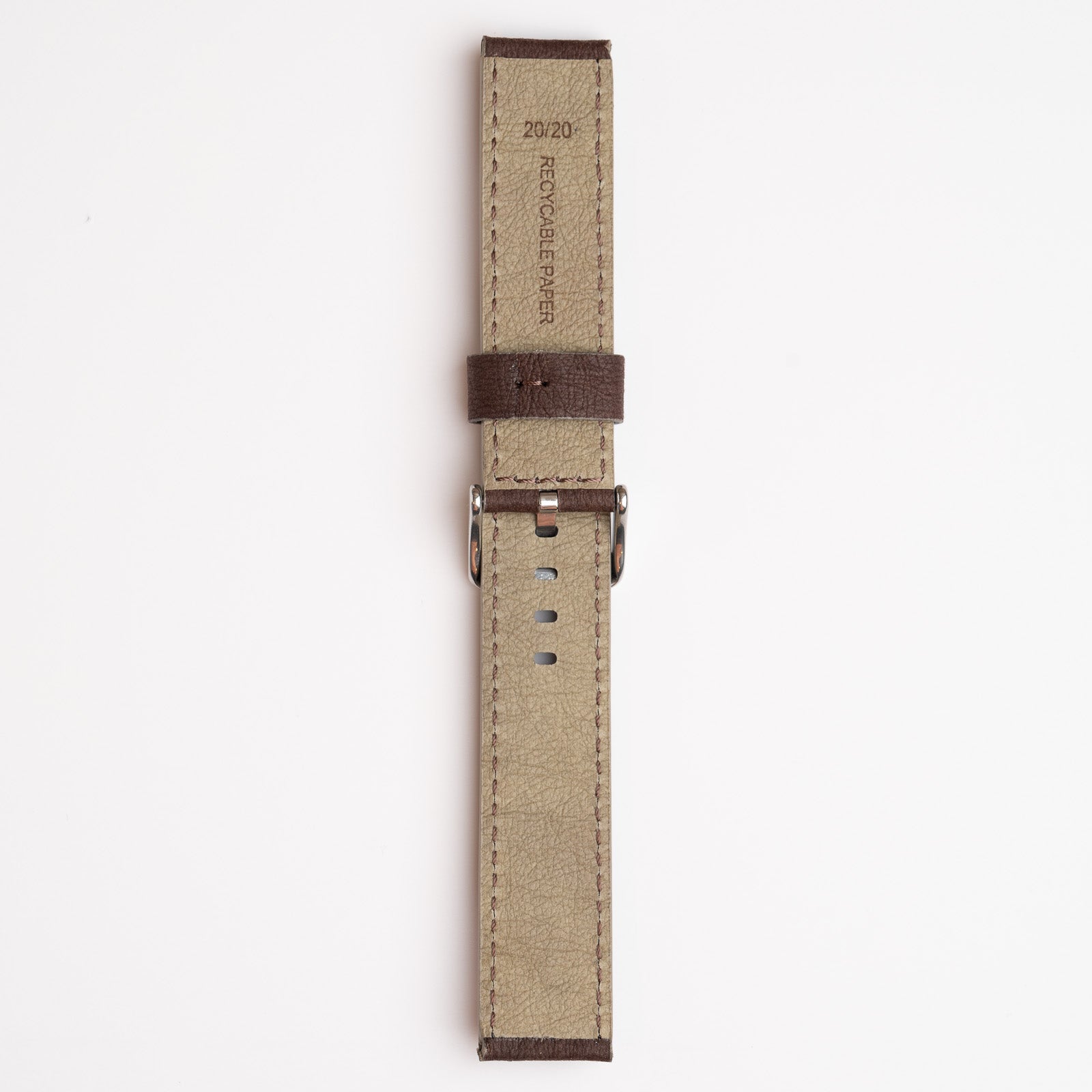 Recycled Paper Brown Watch Strap