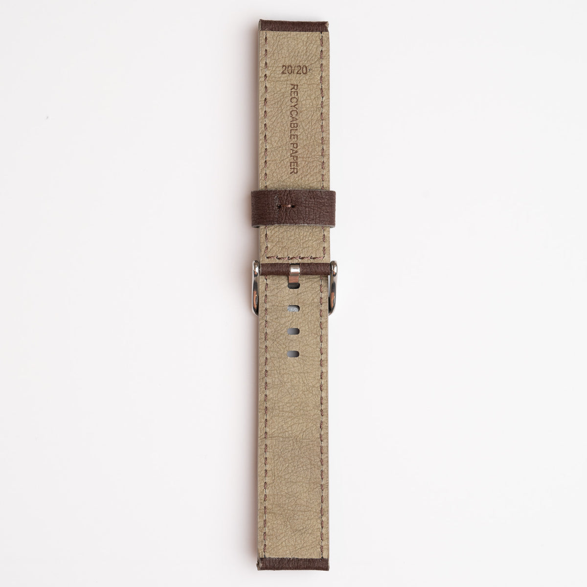 Recycled Paper Brown Watch Strap