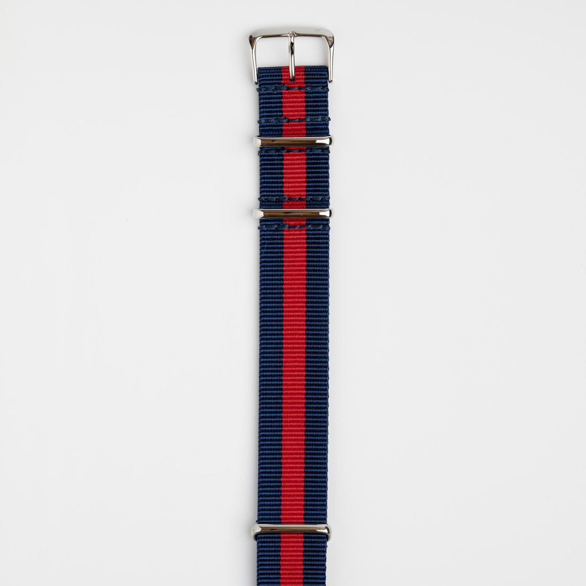 Weaverham Nylon Red & Blue Watch Strap