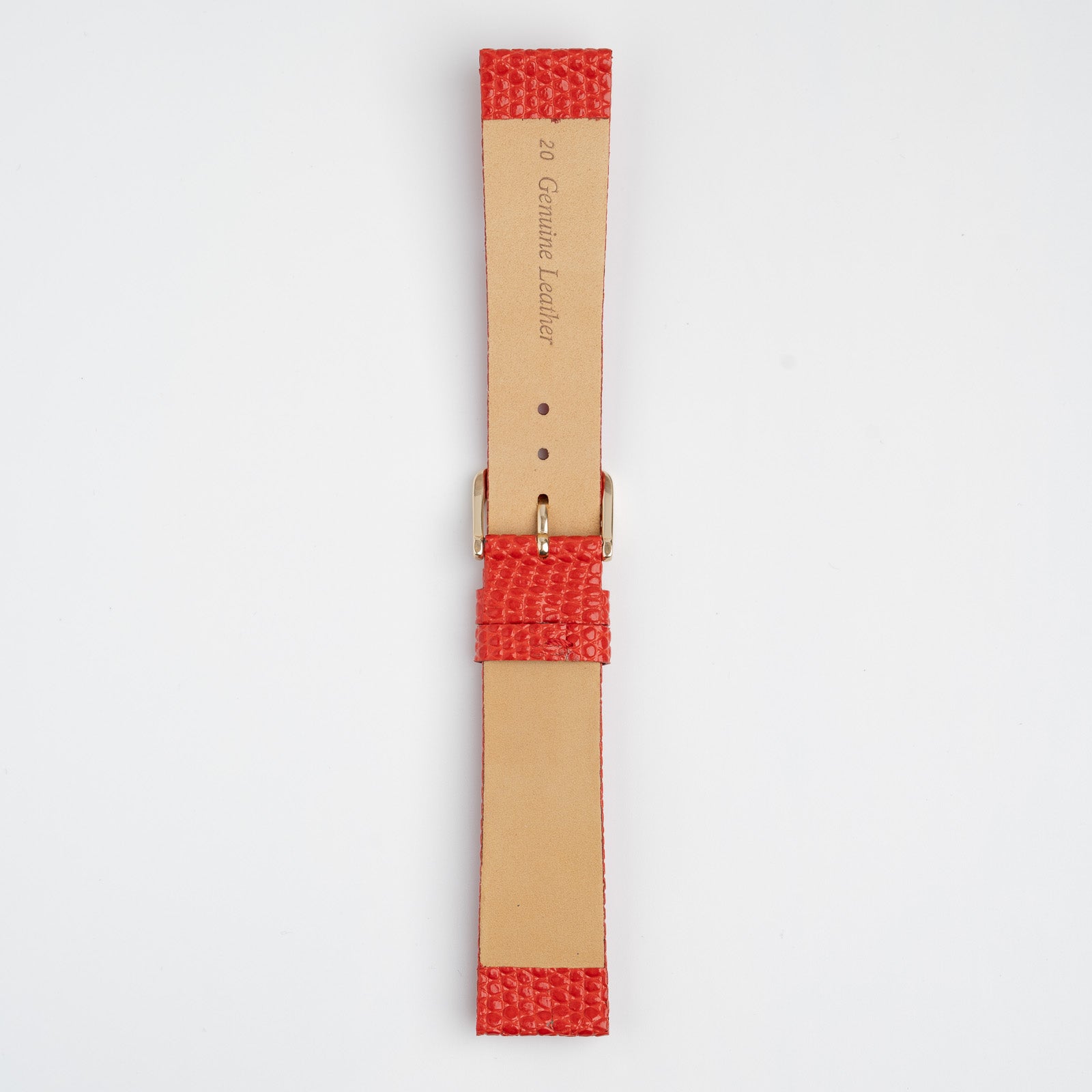 Mayfair Lizard Red Watch Strap