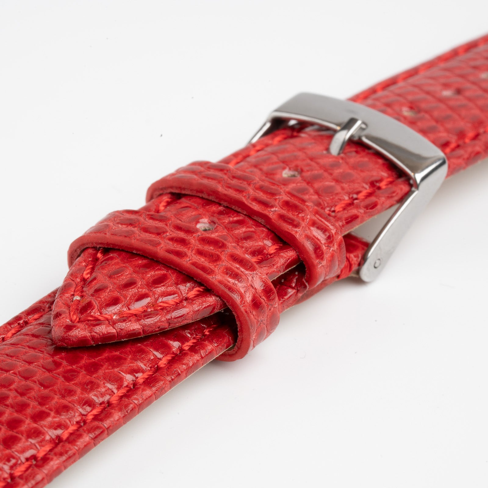 Autentico Lizard Red Watch Strap