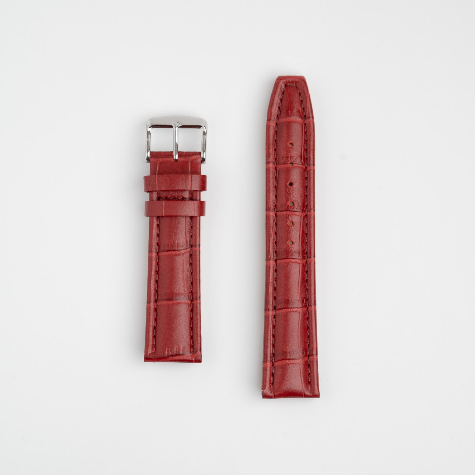 Mayfair Contour Red Watch Strap