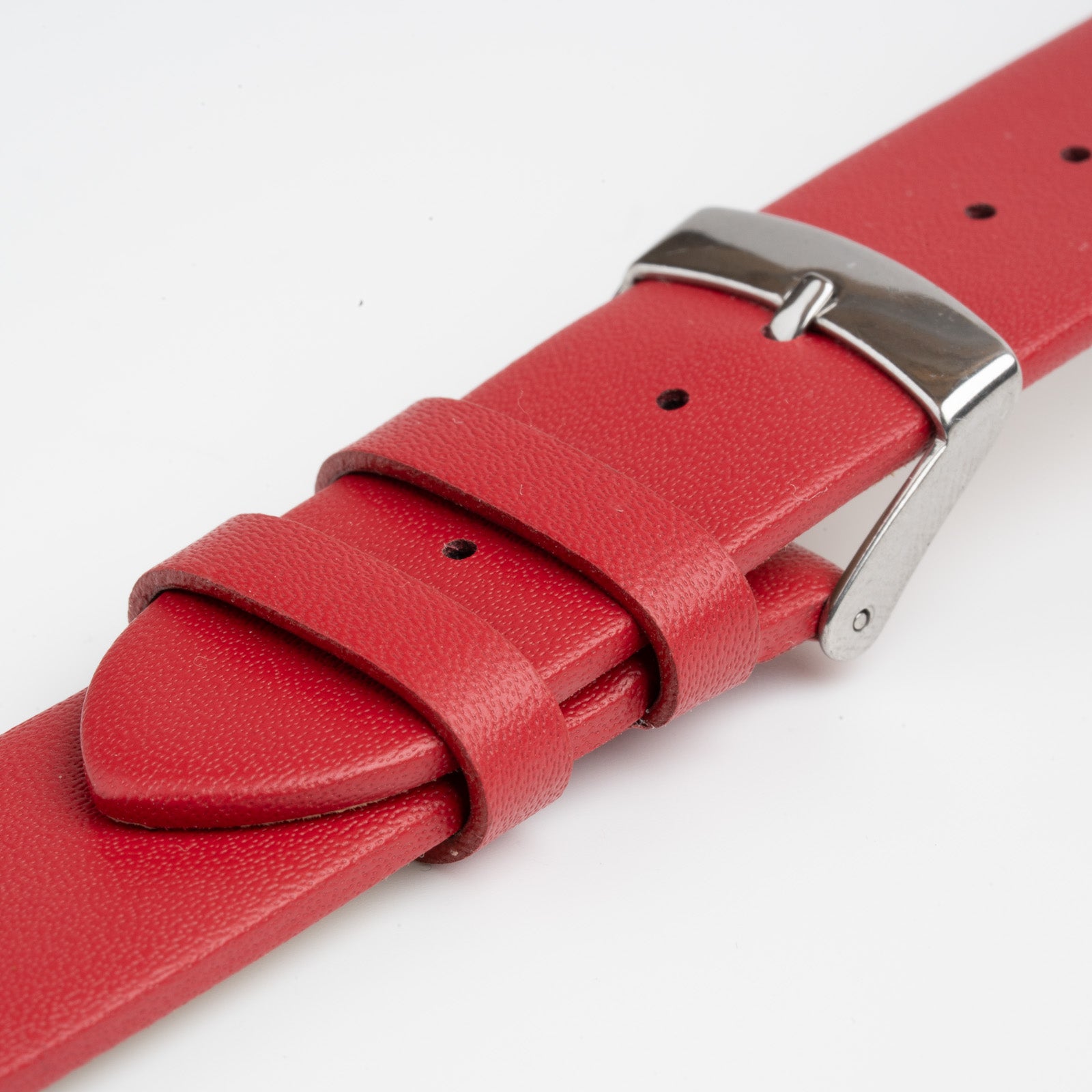 Windsor Smooth Quick Release Red Watch Strap