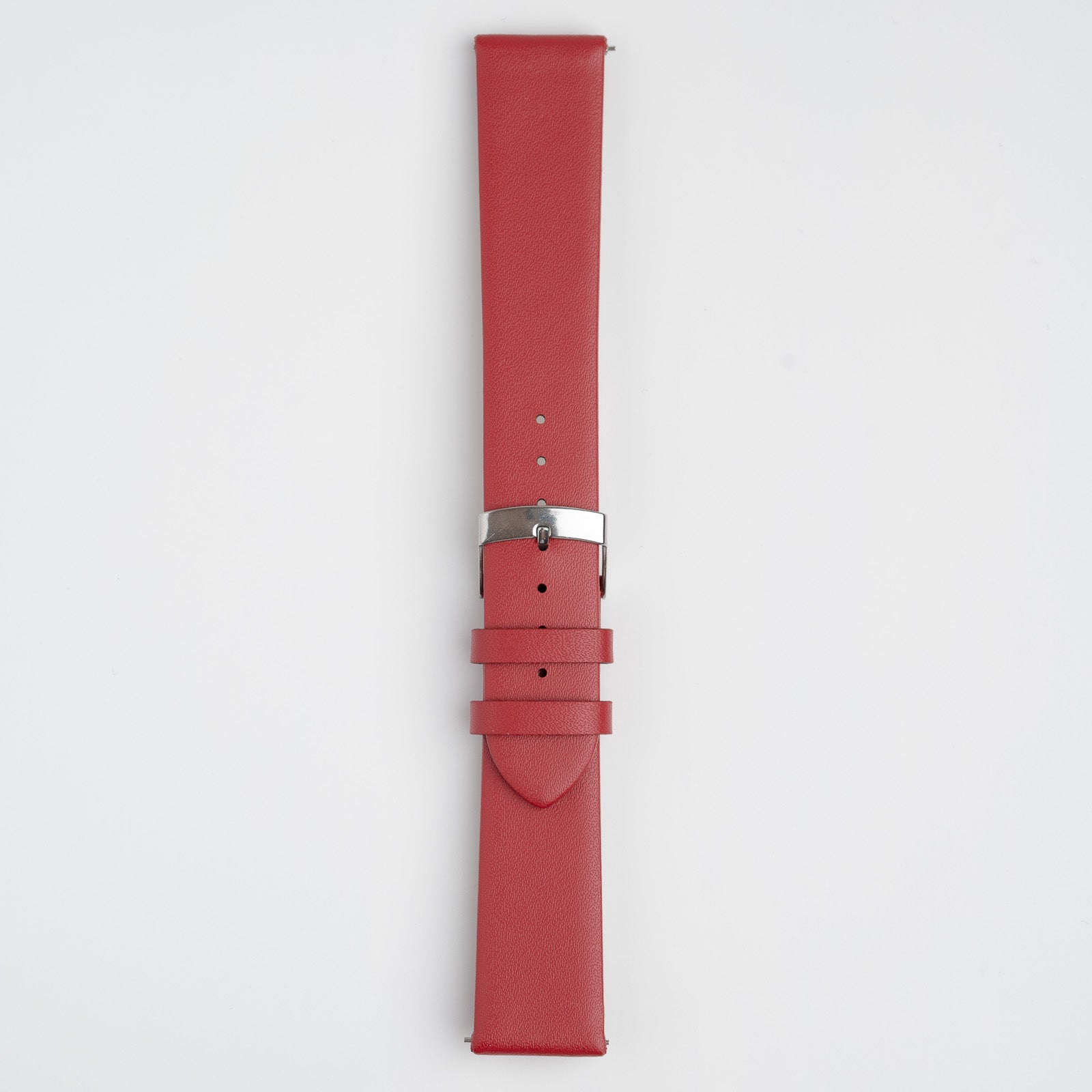 Windsor Smooth Quick Release Red Watch Strap