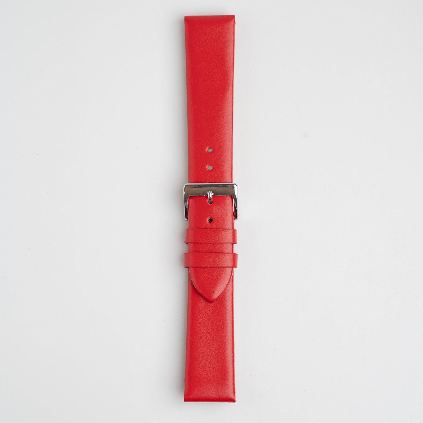 Windsor Smooth Red Watch Strap