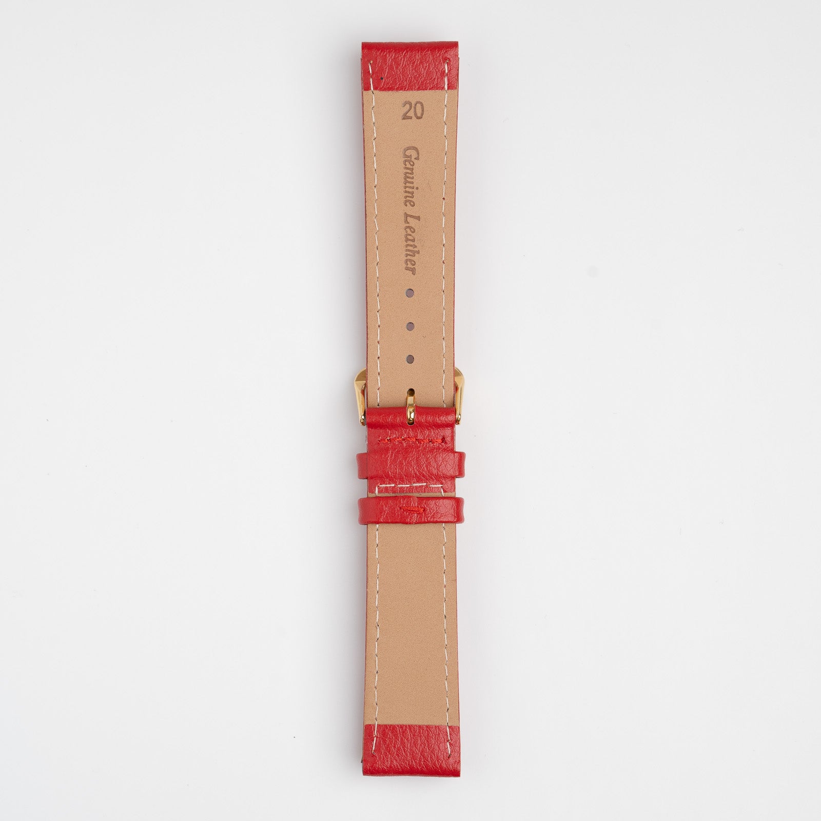 Buffalo Value Padded Red Watch Strap